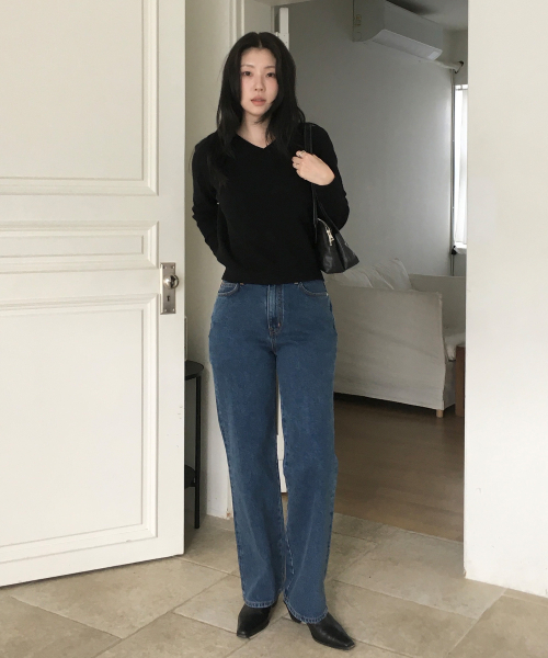 indigo washing denim pants