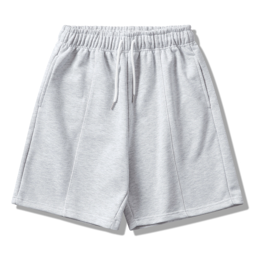 Incision Sweat Shorts White Melange