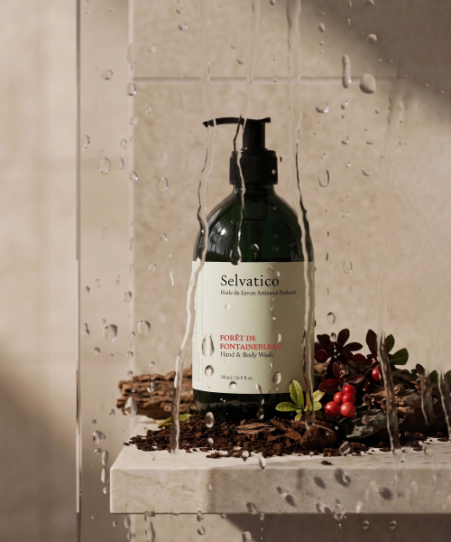 SELVATICO Perfumed Hand & Body Wash _ Forêt de Fontainebleau 500ml
