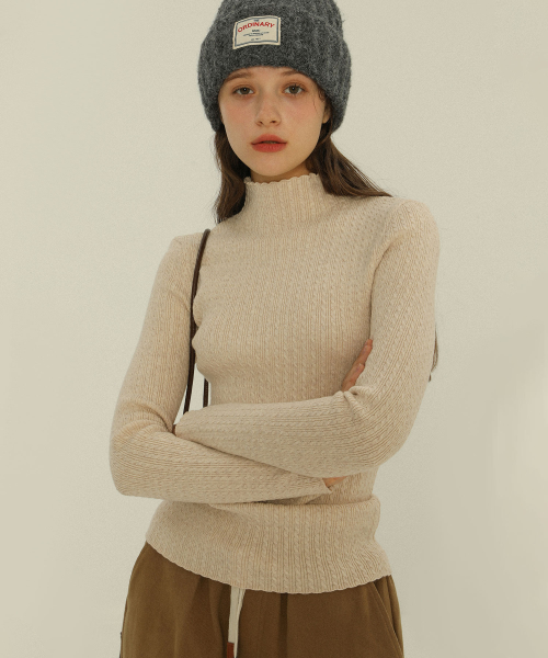 MUSINSA公式 PIGMENT Bone cut knit