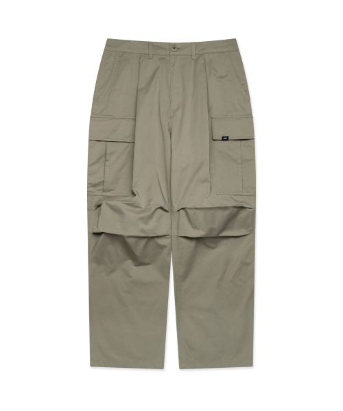WIDE CARGO PANTS khaki