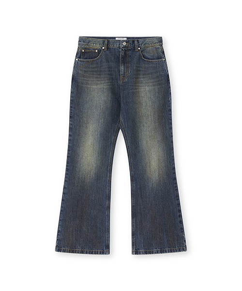 MUSINSA VIVASTUDIO VINTAGE FLARED DENIM PANTS BLUE