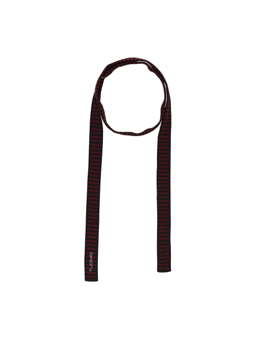 STRIPE JERSEY TIE [RED]