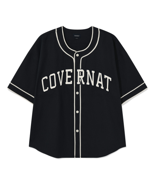 Arch Logo Baseball Half Shirt Dark Navy