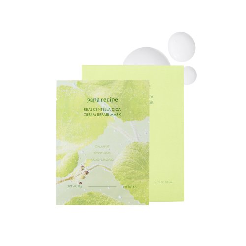Papa Recipe Real Centella Cica Cream Repair Mask (10 sheets)