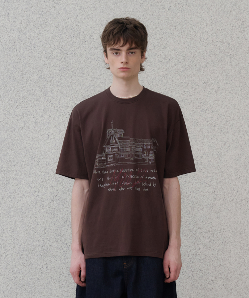 NOUN - mood t-shirts (brown)
