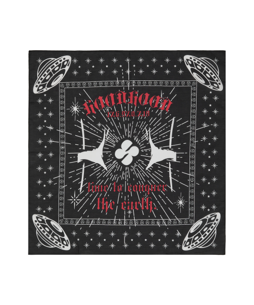 Alien Hands Bandana Black