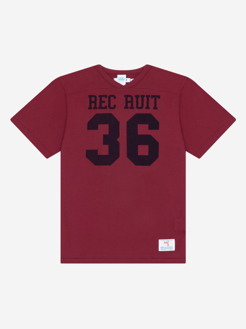 SAFARISPOT - Recruit Athletic Rugby Tee Burgundy