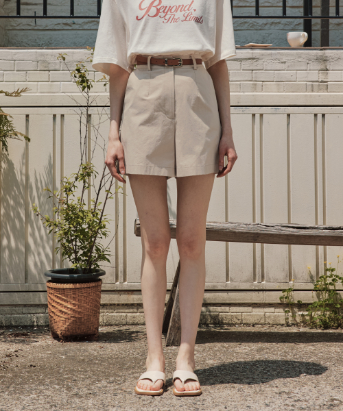 [5 Colors] Cotton Banding Short Pants