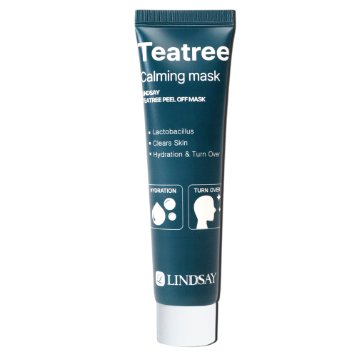 LINDSAY Cooling Soothing Moisturizing Turnover Tea Tree Calming Mask Peel-Off Pack 70ml
