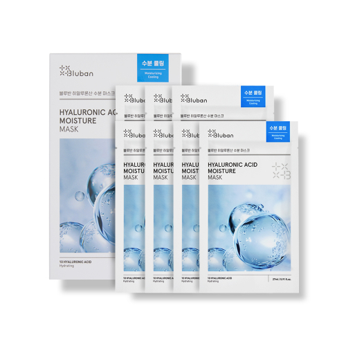 BLUBAN Hyaluronic Acid Moisture Mask [7 sheets]