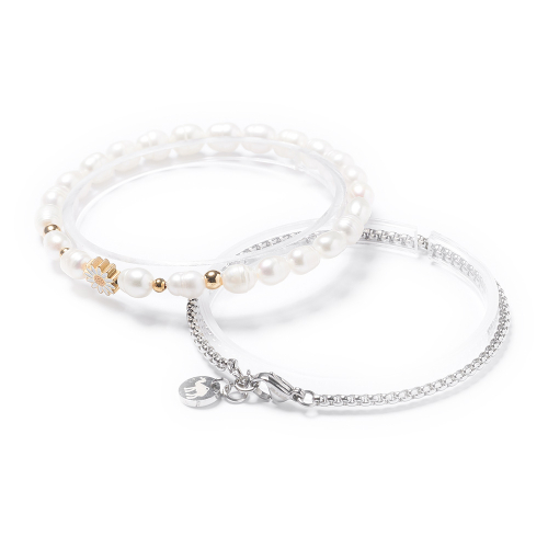 Point Medal 347 Hope Gold Daisy 937 Bracelet Set (C2503-SE449_IV)