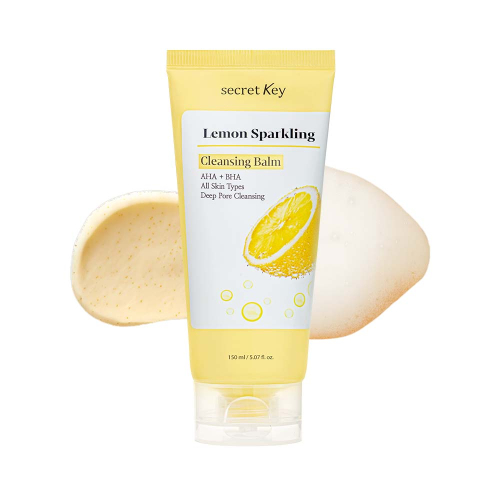 Secret Key Lemon Sparkling AHA BHA Exfoliating Care Cleansing Balm 150ml
