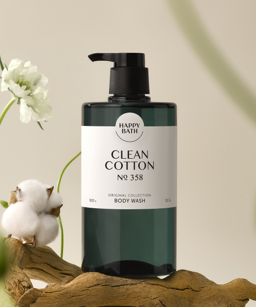 HAPPYBATH Original Collection Clean Cotton Body Wash 910g