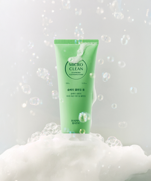 HAPPYBATH Micro Clean Soapberry Moisture Cleansing Foam 150g