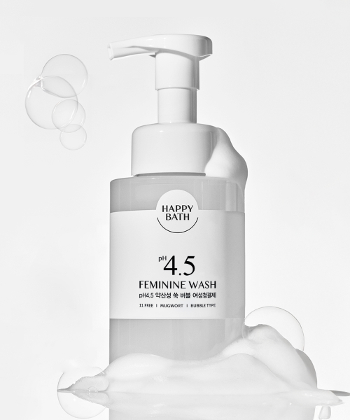 HAPPYBATH pH4.5 Mild Acidic Mugwort Bubble Women's Cleanser 300ml