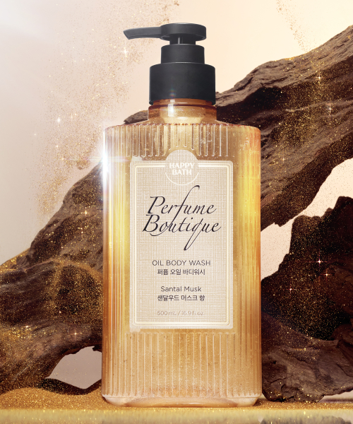 HAPPYBATH Perfume Boutique Oil Body Wash Santal Musk 500ml