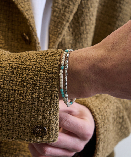 Seed Stone and Pearl Bracelet_Turkey Stone