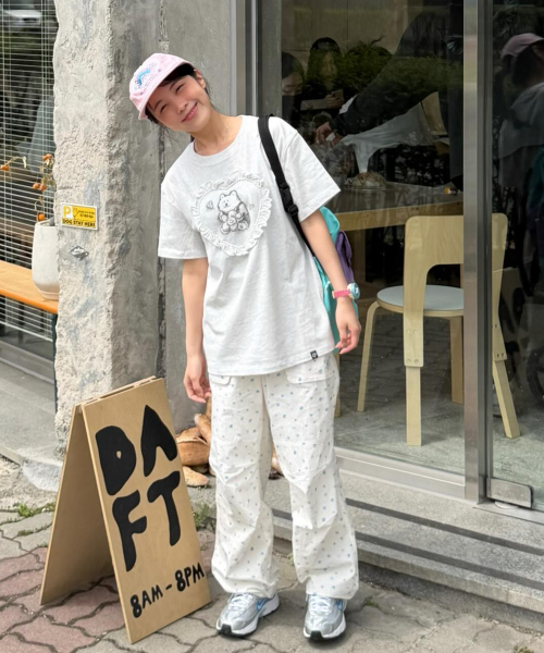 Women's Cotton Nylon Parachute Pants Pattern