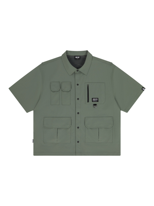 Multi-pocket tactical shirt (green)