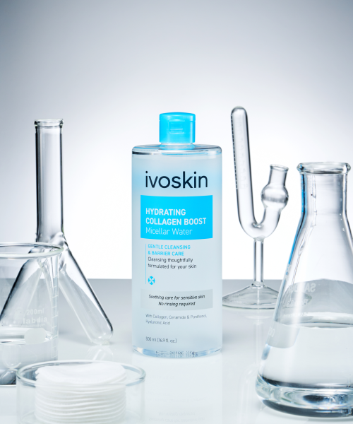 IVOSKIN Hydrating Collagen Boost Cleansing Water 500ml