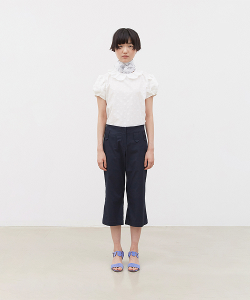 TAB CAPRI PANTS (NAVY)