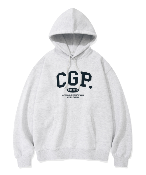CGP Arch Logo Hoodie_Melange Gray