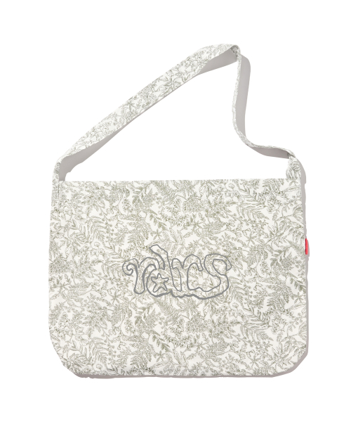 ROIDESROIS - Flower Paisley Logo Shoulder Eco Bag (Gray)