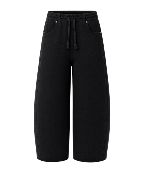 Shift Curved Sweat Pants Black