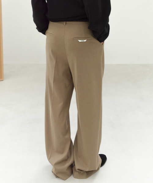 Whenever Wide Slacks - Olive Beige