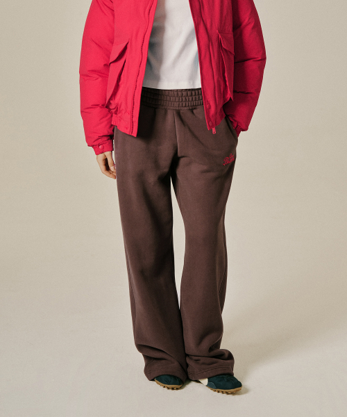 Fluffy Sweat Pants (Brown)