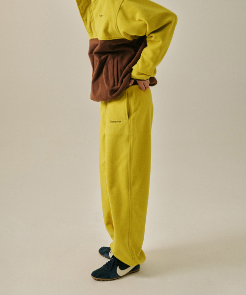 Fleece String Pants (Mustard)