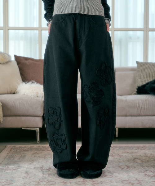 Curved Flower Pants CURVE FLO PT