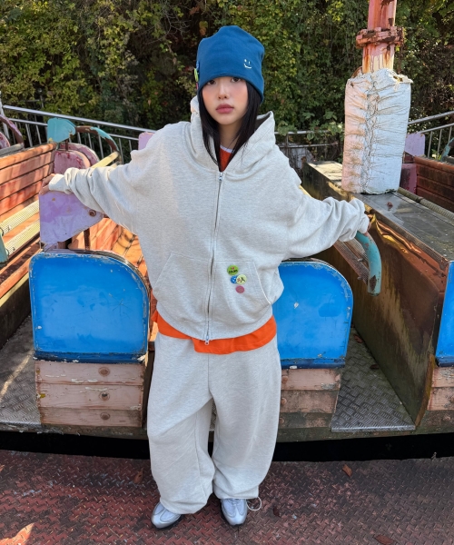 KICCKI VINTAGE SWEAT PANTS(OATMEAL)
