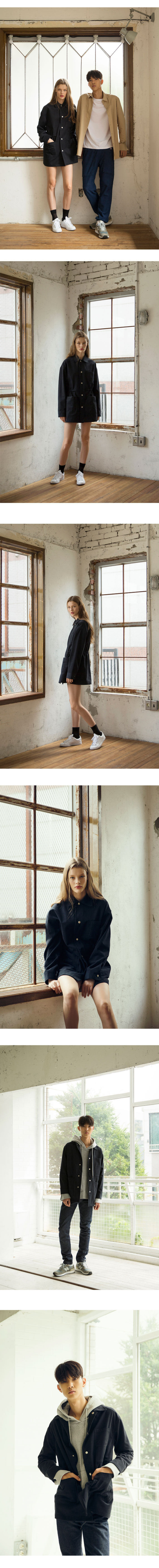 논로컬(NONLOCAL) 16FW Safari JK -Navy