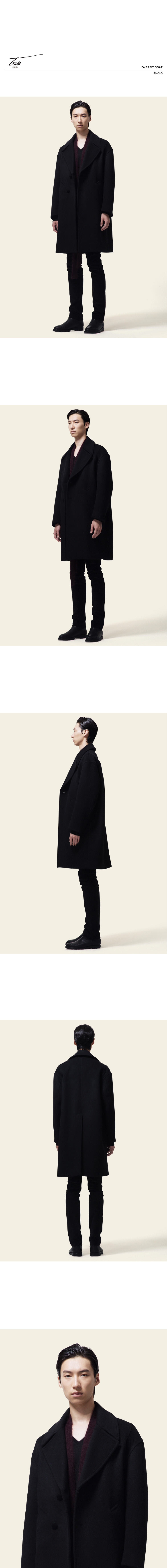 트와(TRWA) OVERFIT COAT(BLACK)