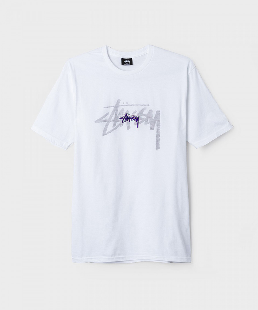 스투시(STUSSY) 스투시 리버시블 EMB 화이트/퍼플
