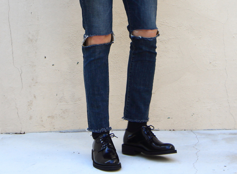 릴리즘프로덕트(RELIZMPRODUCT) RELIZMPRODUCT Us Navy Black Glossy Leather Derby