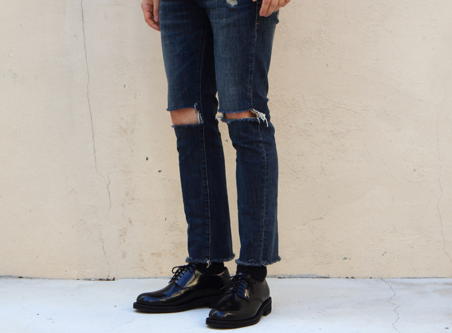 릴리즘프로덕트(RELIZMPRODUCT) RELIZMPRODUCT Us Navy Black Glossy Leather Derby