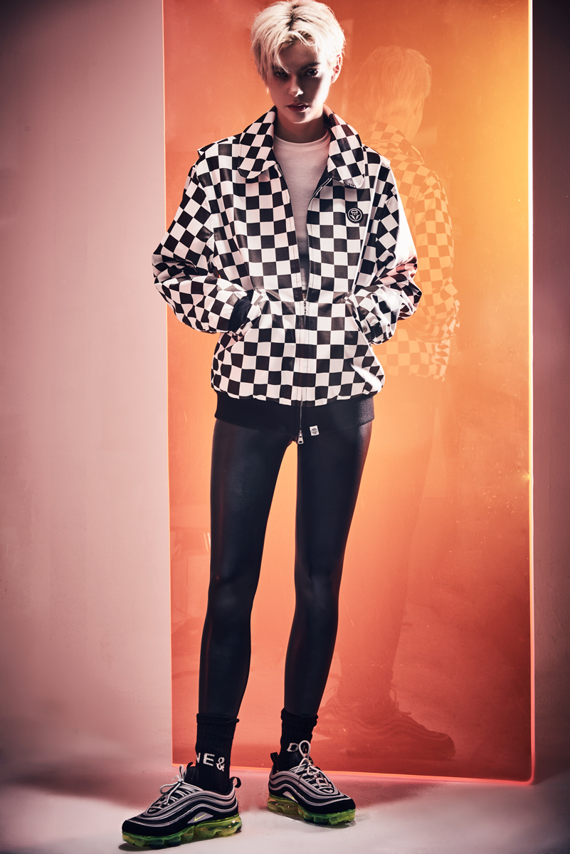 디아프바인(DIAFVINE) DV. LOT545 CHECKERS BOMBER