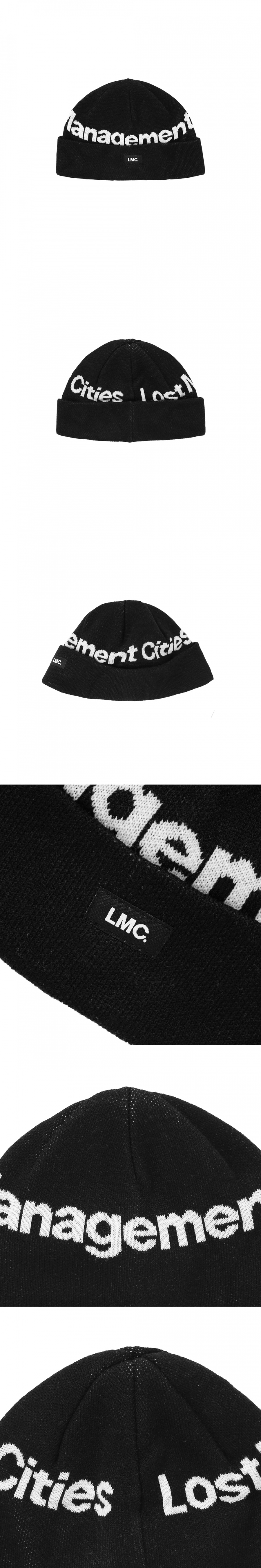 엘엠씨(LMC) LMC FN JACQUARD BEANIE black