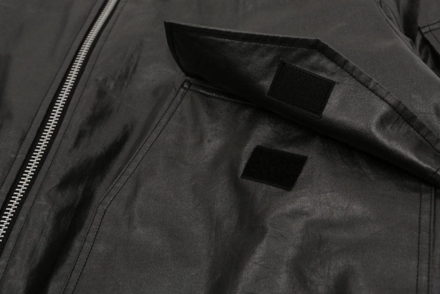 리트(LIT) FLIGHT BOMBER JACKET COATED BLACK