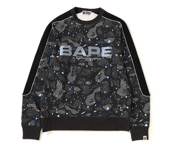 베이프(BAPE) SPACE CAMO WIDE CREWNECK - 478,000 | 무신사 스토어
