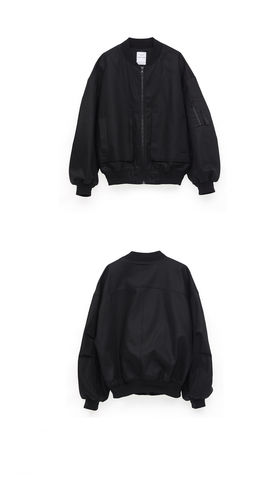 메종미네드(MAISON MINED) (3차 REORDER)BLACK OVER MA-1