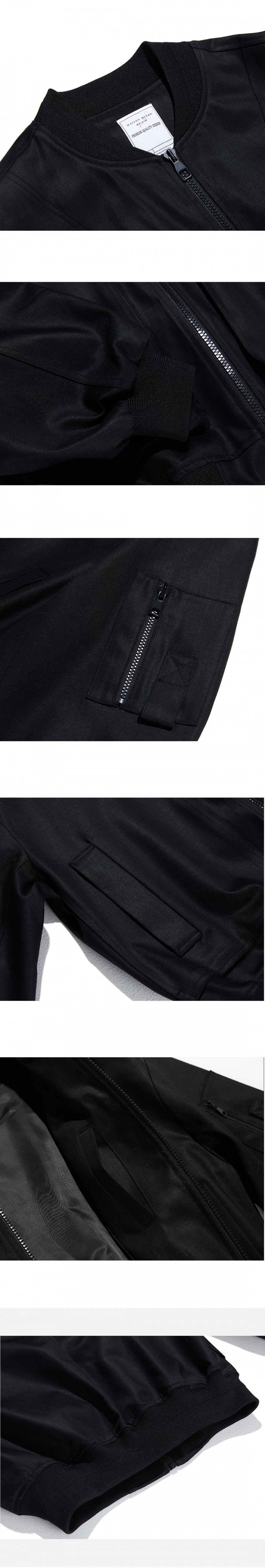 메종미네드(MAISON MINED) (3차 REORDER)BLACK OVER MA-1