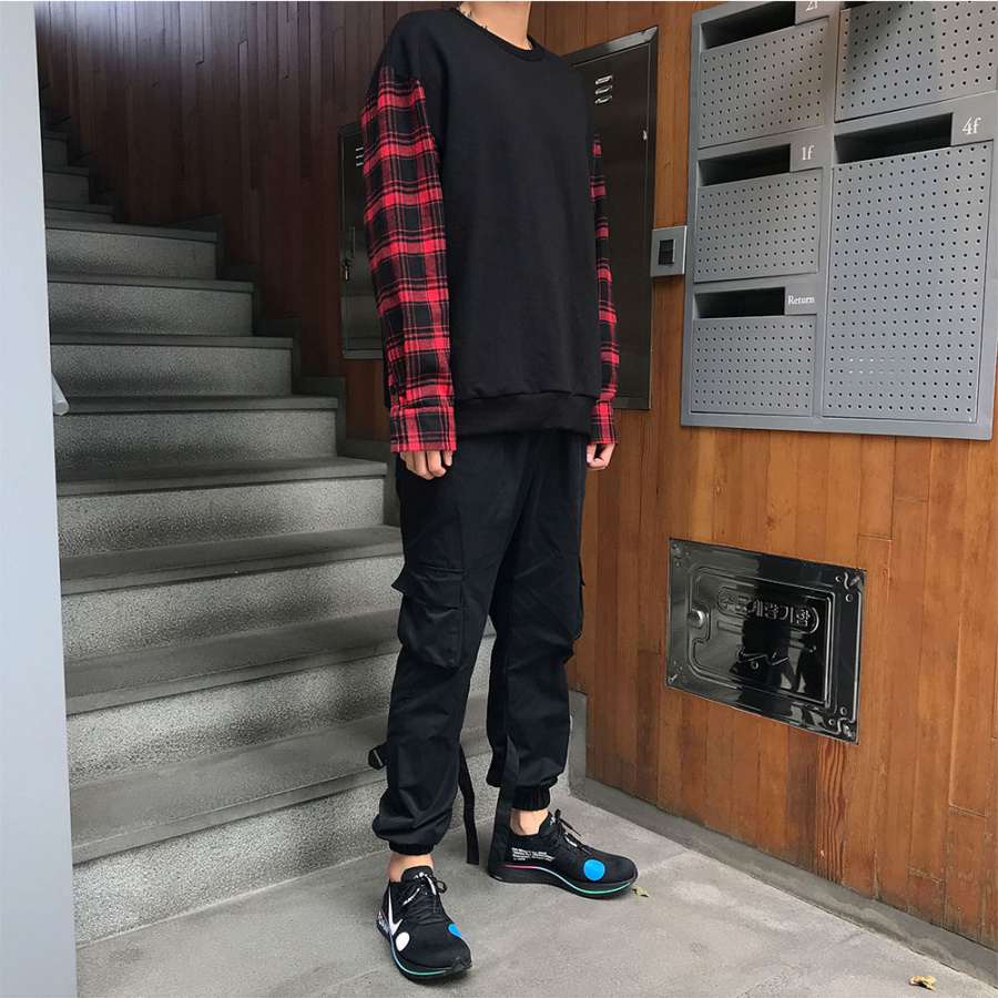 클라코(CLACO) 백 벨크로 조거팬츠 (블랙)
