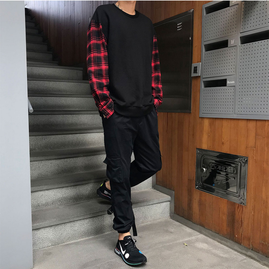 클라코(CLACO) 백 벨크로 조거팬츠 (블랙)