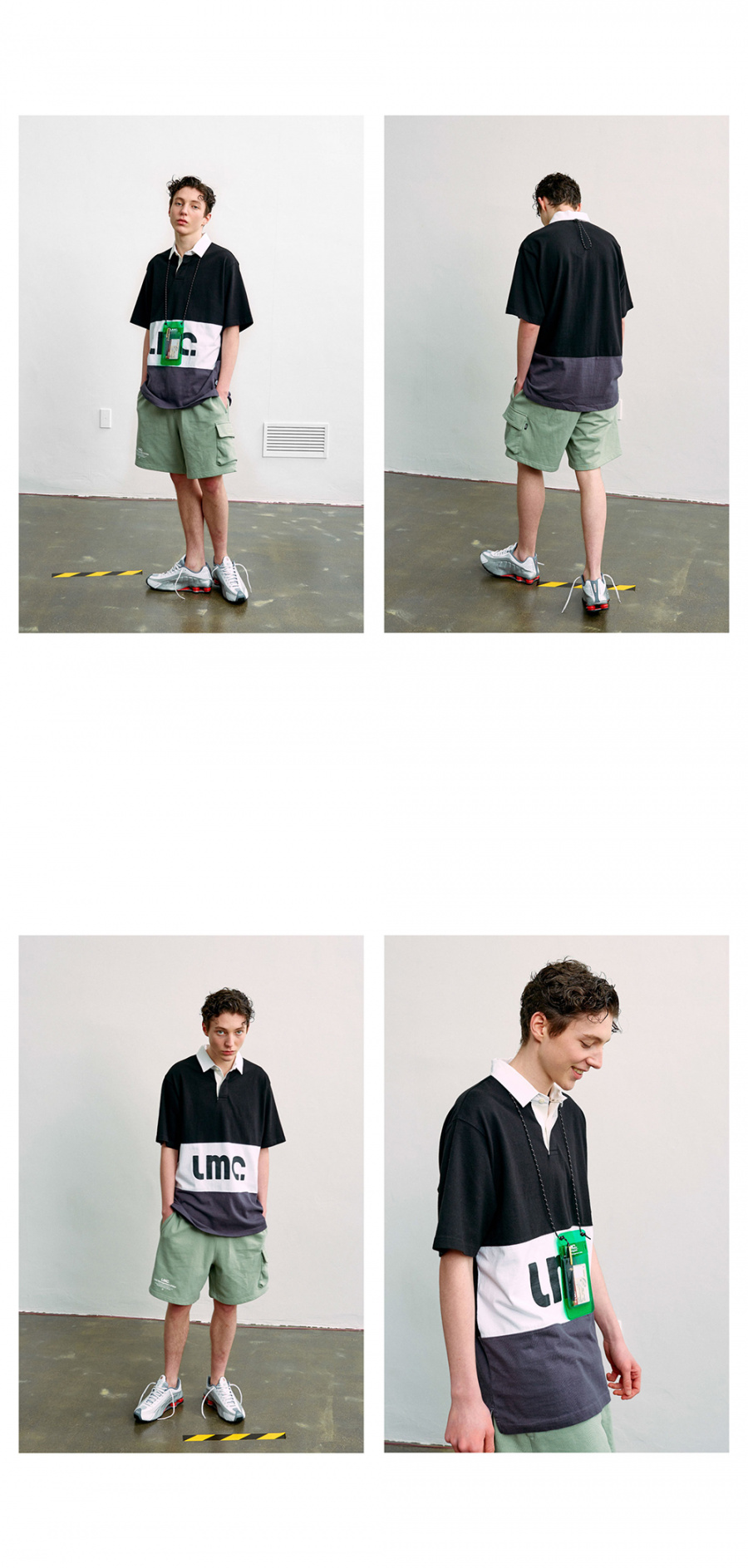 엘엠씨(LMC) LMC SHORT SLV RUGBY SHIRT black