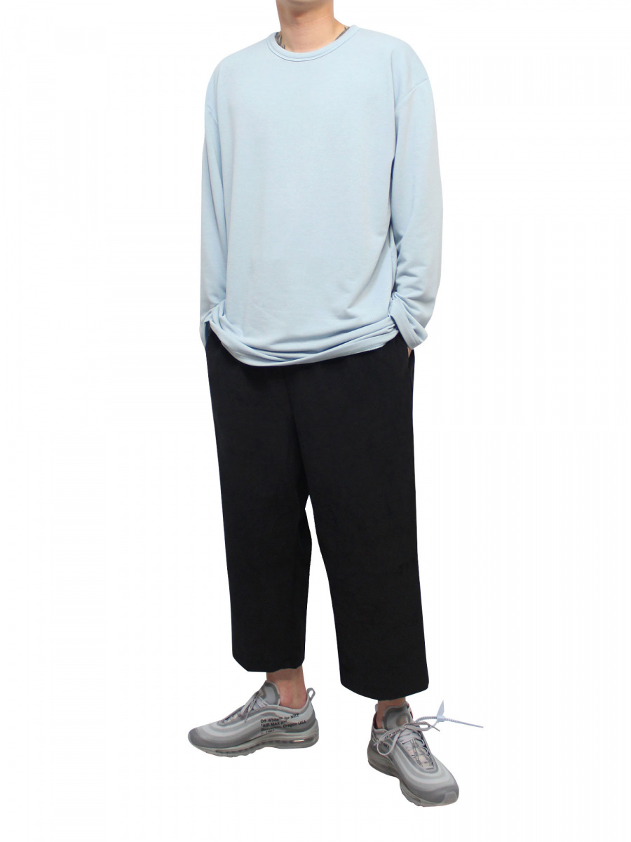 클라코(CLACO) 코듀로이 크롭 팬츠 (블랙)