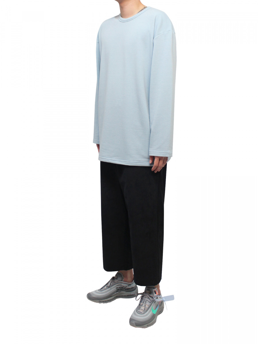 클라코(CLACO) 코듀로이 크롭 팬츠 (블랙)